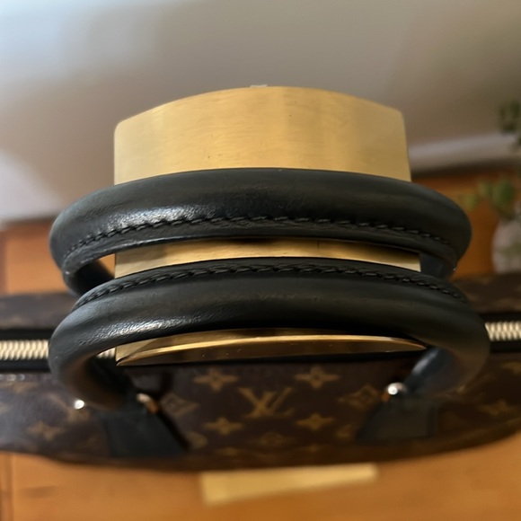 EUC LV Monogram Macassar Porte-Documents Jour Leather Bag - Picture 7 of 15